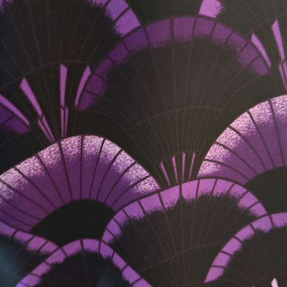 Elegant Black and Purple Women's Top - Picture 4 of 4